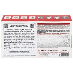 Tinh chất Radical Med Anti-Hair Loss ngừa rụng tóc cho nam (3 ống)