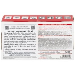 Tinh chất Radical Med Anti-Hair Loss làm sạch tóc và da đầu (3 ống x 5ml)