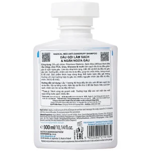 Dầu gội Radical Med Anti - Dandruff làm sạch và ngăn ngừa rụng tóc (300ml)