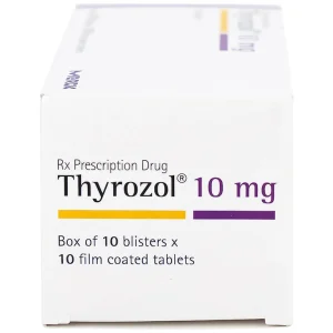 Thuốc Thyrozol 10mg Merck điều trị cường giáp (10 vỉ x 10 viên)