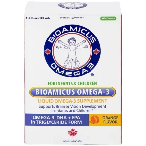 Thực phẩm bảo vệ sức khỏe Bioamicus Omega-3 hỗ trợ tốt cho mắt và não (30ml)