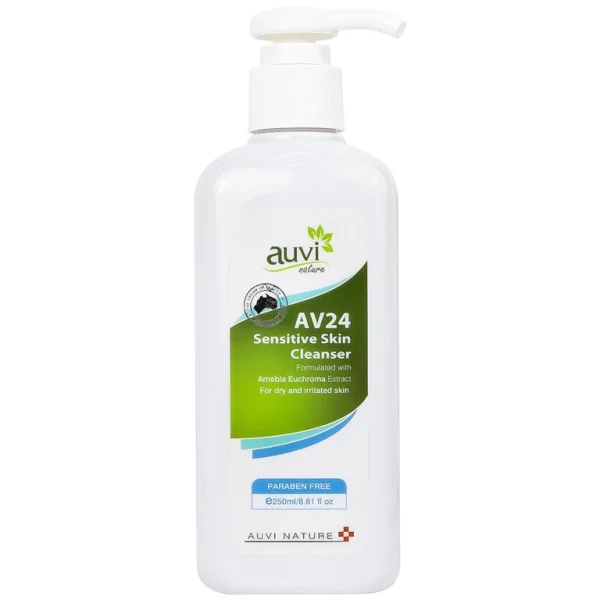 Gel tắm Auvi Nature AV24 Sensitive Skin Cleanser giúp làm sạch da và dưỡng ẩm (250ml)