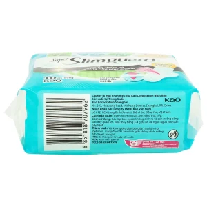 Băng vệ sinh Laurier Super Slimguard Kao siêu thấm và mỏng nhẹ (1mm - 10 miếng)