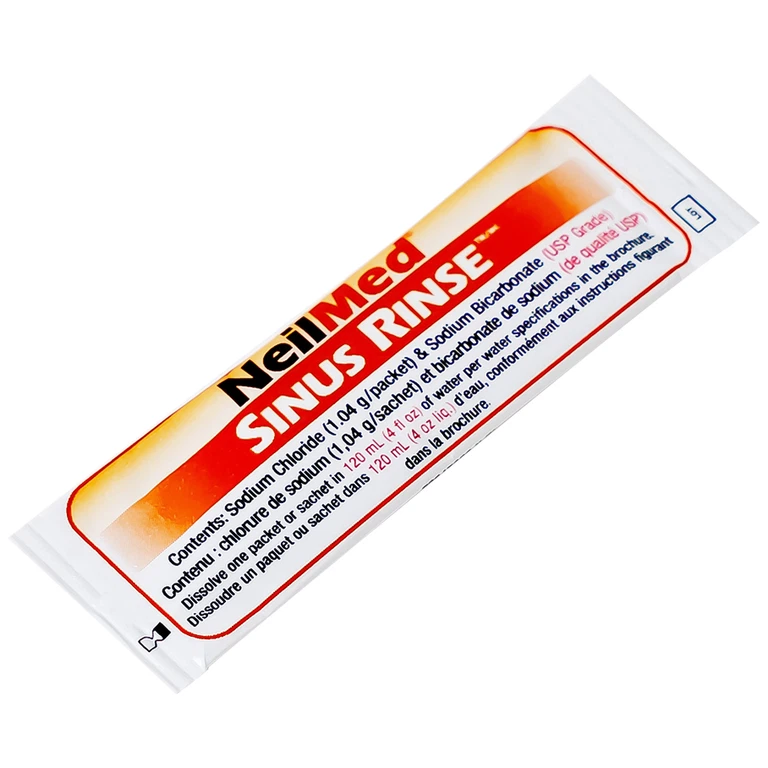 Muối rửa mũi Neilmed Sinus Rinse Kids giảm và ngăn ngừa các chứng viêm mũi dị ứng cho trẻ (120 gói)