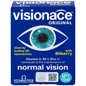 Viên uống Visionace Original Vitabiotics bổ sung vitamin, khoáng chất, lutein, hỗ trợ cải thiện thị lực (2 vỉ x 15 viên)