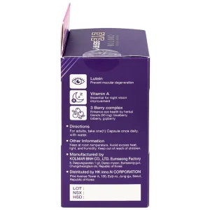 Thực phẩm bảo vệ sức khỏe Condition EYE Berry Kolmar hỗ trợ tăng cường thị lực cho mắt (6 vỉ x 10 viên)