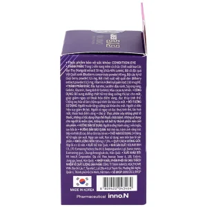 Thực phẩm bảo vệ sức khỏe Condition EYE Berry Kolmar hỗ trợ tăng cường thị lực cho mắt (6 vỉ x 10 viên)
