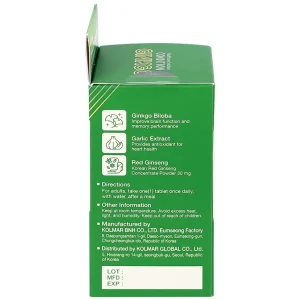 Thực phẩm bảo vệ sức khỏe Condition Ginkgo Kolmar hỗ trợ tăng bổ não cải thiện trí nhớ (60 viên)