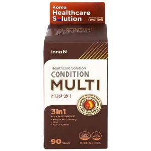 Thực phẩm bảo vệ sức khỏe Condition Multi Kolmar Hỗ trợ tăng cường sức khỏe, giảm mệt mỏi (90viên)