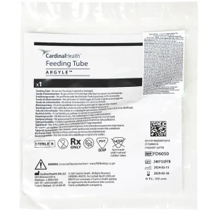 Ống nuôi ăn Argyle Feeding Tube 50cm 6Fr Fd6050 Cardinal Health qua đường thông mũi/dạ dày