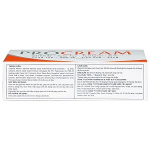 Kem bôi Procream giảm tình trạng chàm sữa, hăm tã, kích ứng, bỏng (30g)