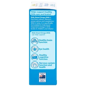 Siro Kids Smart Drops DHA 20ml Nature's Way thúc đẩy sự phát triển của não bộ và hệ thần kinh ở trẻ nhỏ