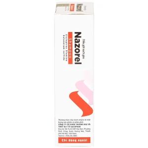 Dầu gội trị gàu Nazorel 50ml hỗ trợ điều trị mẩn ngứa da đầu do gàu và nấm, viêm da