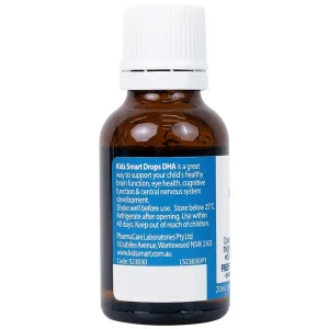 Siro Kids Smart Drops DHA 20ml Nature's Way thúc đẩy sự phát triển của não bộ và hệ thần kinh ở trẻ nhỏ