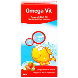 Thực phẩm bảo vệ sức khỏe Omega Vit Botafarma hỗ trợ tăng khả năng chống oxy hóa, tốt cho não bộ và mắt (100ml)