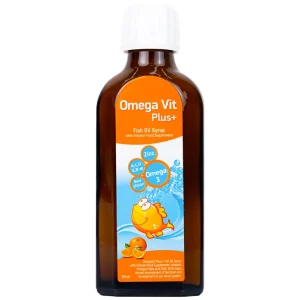 Siro Omega Vit Plus+ Botafarma hỗ trợ tăng khả năng chống oxy hóa, tốt cho não bộ và mắt (100ml)