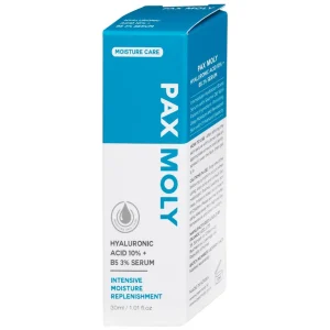 Serum Pax Moly Moisture Hyaluronic Acid 10% + B5 3% (Blue) giúp da mềm mịn, dưỡng ẩm, làm sáng da (30ml)