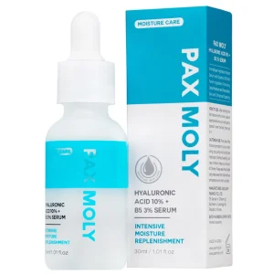 Serum Pax Moly Moisture Hyaluronic Acid 10% + B5 3% (Blue) giúp da mềm mịn, dưỡng ẩm, làm sáng da (30ml)
