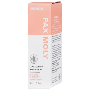Serum Pax Moly Collagen 15% + B5 5% (Rose) giúp dưỡng ẩm, giảm nếp nhăn, cải thiện độ đàn hồi (30ml)