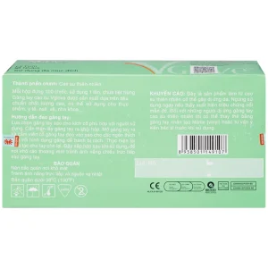 Găng tay cao su y tế nhám không bột VGlove Size L (100 cái)