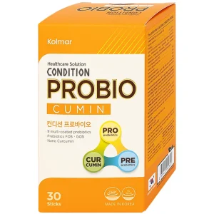 Thực phẩm bảo vệ sức khỏe Condition Probio Cumin bổ sung lợi khuẩn, hỗ trợ tăng cường tiêu hóa (30 gói x 2g)