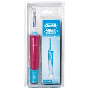 Bàn chải đánh răng trẻ em sạc điện Oral-B Vitality D12 Disney Frozen giúp làm sạch mảng bám trên răng một cách toàn diện