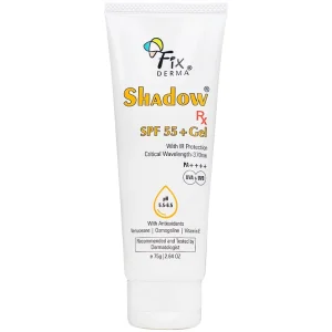 Kem chống nắng Fixderma Shadow SPF 55+ Gel 75g giúp bảo vệ da khỏi tác động của ánh nắng và tia IR