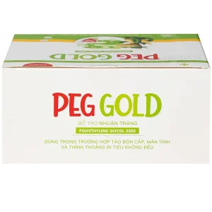 Bột pha uống Peg Gold Medvie Armephaco bổ trợ nhuận tràng (30 gói)