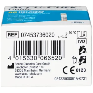 Que thử dùng cho máy đo đường huyết Accu-Chek Guide (50 que)