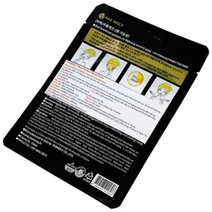 Mặt nạ Pax Moly Real Retinol Mask Pack 10 miếng (Black) giúp da mềm mịn, dưỡng ẩm, săn chắc