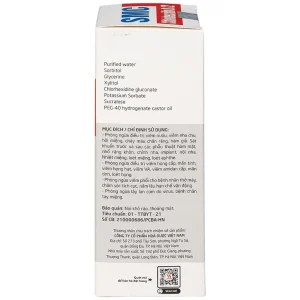 Nước súc miệng SMC Chlohexidin 0.12 Việt Sinh Pharma phòng ngừa và điều trị viêm nướu, viêm nha chu (350ml)