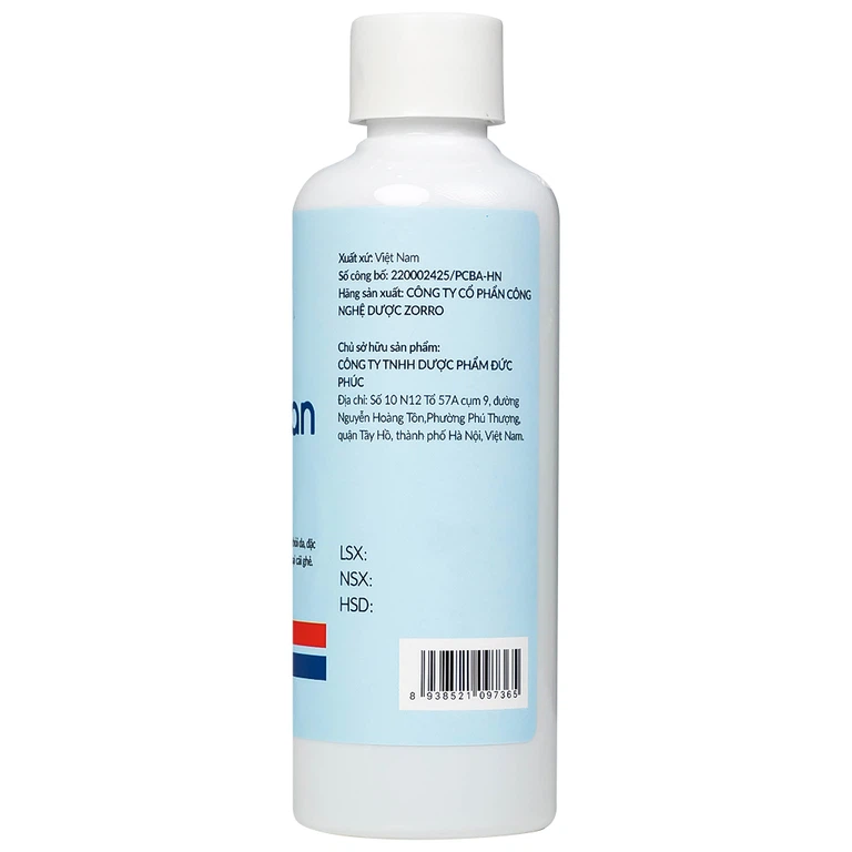 Dung dịch xịt ngoài da Sebosan 100ml Đức Phúc vệ sinh, làm sạch các loại ký sinh trùng khỏi da