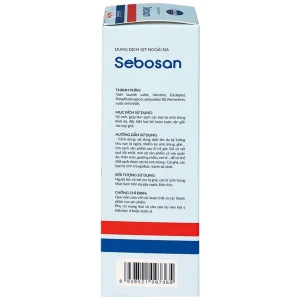 Dung dịch xịt ngoài da Sebosan 100ml Đức Phúc vệ sinh, làm sạch các loại ký sinh trùng khỏi da