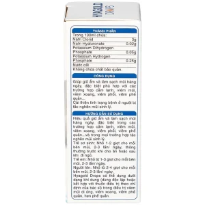 Dung dịch nhỏ mũi Hyagold Drops 10ml Medvie làm sạch mũi