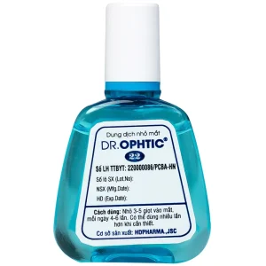 Dung dịch nhỏ mắt Dr.Ophtic 22 HD Pharma 15ml dùng trong mỏi mắt, ngứa mắt, khô rát mắt