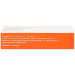 Thuốc Eliquis 5mg Pfizer giúp phòng ngừa biến cố thuyên tắc huyết khối tĩnh mạch (2 vỉ x 10 viên)