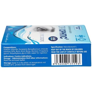 Dung dịch nhỏ mắt Dr.Ophtic 22 HD Pharma 15ml dùng trong mỏi mắt, ngứa mắt, khô rát mắt