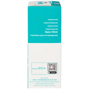 Nước súc miệng, họng SMH Pro Ag+++ 300ml Việt Sinh vệ sinh răng, miệng, ngăn ngừa hôi miệng