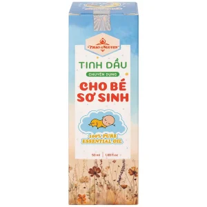 Tinh dầu cho bé sơ sinh Thảo Nguyên giúp phòng ngừa cảm lạnh, phòng gió, làm ấm phổi (50ml)