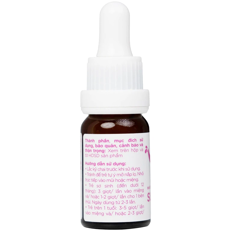 Nhỏ mũi họng lợi khuẩn Subavax 10ml Á Âu tăng sức đề kháng niêm mạc đường hô hấp trên