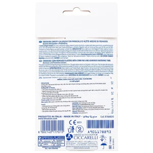 Miếng dán Timodore Cerotto Callifugo Ciccarell giúp loại bỏ mụn cóc và vết chai sần (6 miếng)