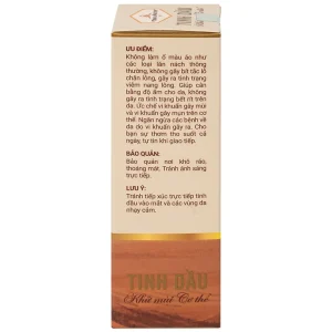 Tinh dầu khử mùi cơ thể Thảo Nguyên giúp cân bằng độ ẩm cho da (50ml)