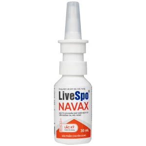 Dung dịch vệ sinh tai, mũi, họng LiveSpo NAVAX 30ml giảm nguy cơ viêm tai, mũi, họng, viêm xoang