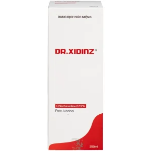 Nước súc miệng Dr.Xidinz 250ml DK Pharma loại bỏ và ngăn ngừa mảng bám, làm trắng răng