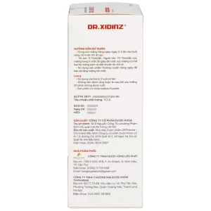 Nước súc miệng Dr.Xidinz 250ml DK Pharma loại bỏ và ngăn ngừa mảng bám, làm trắng răng