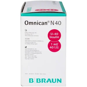 Bơm tiêm Insulin Omnican N40 B.Braun dùng tiêm insulin dưới da (100 cái)