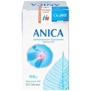 Viên uống Anica Ocavill bổ sung Canxi và Vitamin D3 (60 viên)