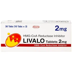 Thuốc Livalo 2mg Kowa điều trị tăng lipid máu nguyên (3 vỉ x 10 viên)