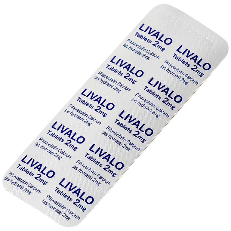Thuốc Livalo 2mg Kowa điều trị tăng lipid máu nguyên (3 vỉ x 10 viên)