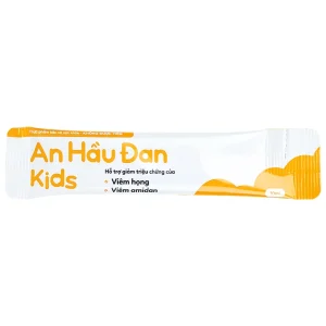 Thực phẩm bảo vệ sức khoẻ An Hầu Đan Kids Kinh Đô hỗ trợ giảm triệu chứng của viêm họng (10 gói x 10ml)
